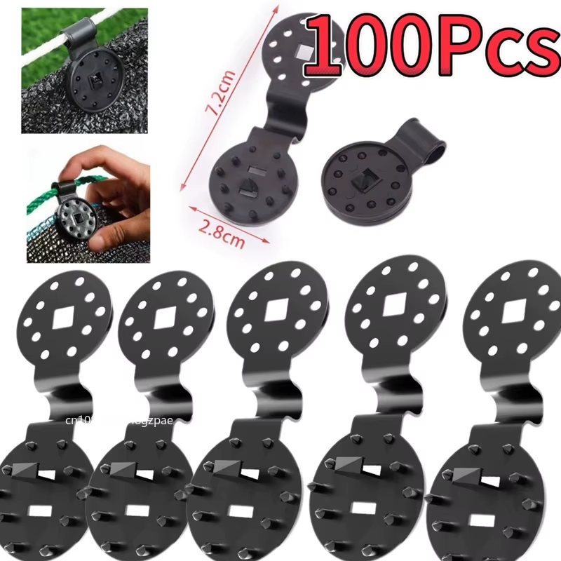 5/10/100Pcs Heavy Duty Lock Grip Plastic Clips Greenhouse Shade Cloth Fix Clamp