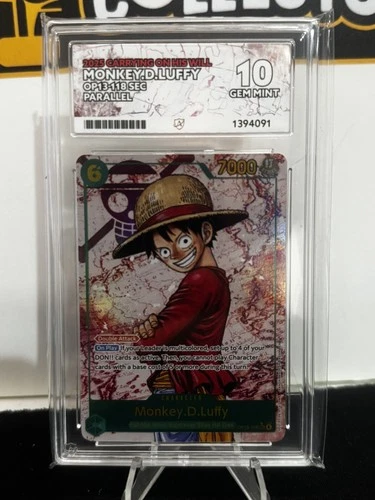 Monkey D. Luffy OP13-118 SEC Parallel Foil - Carrying On His Will - ACE 10