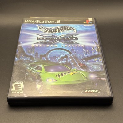 Hot Wheels Velocity X Maximum Justice Sony PlayStation 2 PS2 CIB Complete Manual