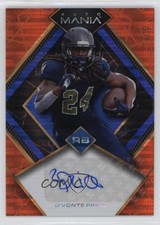 2022 Wild Card Mania Diamond Orange Pulsar /10 D'Vonte Price Rookie Auto RC i6j. rookie card picture