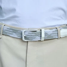 Players Only Knit Performance Golf Belt - Frost