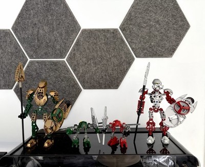 LEGO Bionicle Set 8762 &  8763 Toa Hagah Iruini & Norik COMPLETE | WITH RAHAGA