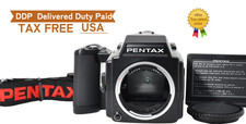 [TOP NEUWERTIG mit Riemen] Pentax 645 Mittelformatkamera Body 120 FilmBack JAPAN
