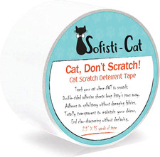 Training Tape, Cat Tape for Furniture, Scratch Deterrent Keep Cats from Scratchi