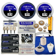 Drill Steel And Stainless Steel Metal Polishing Kit 3" x 1/2" 21pc Pro-Max