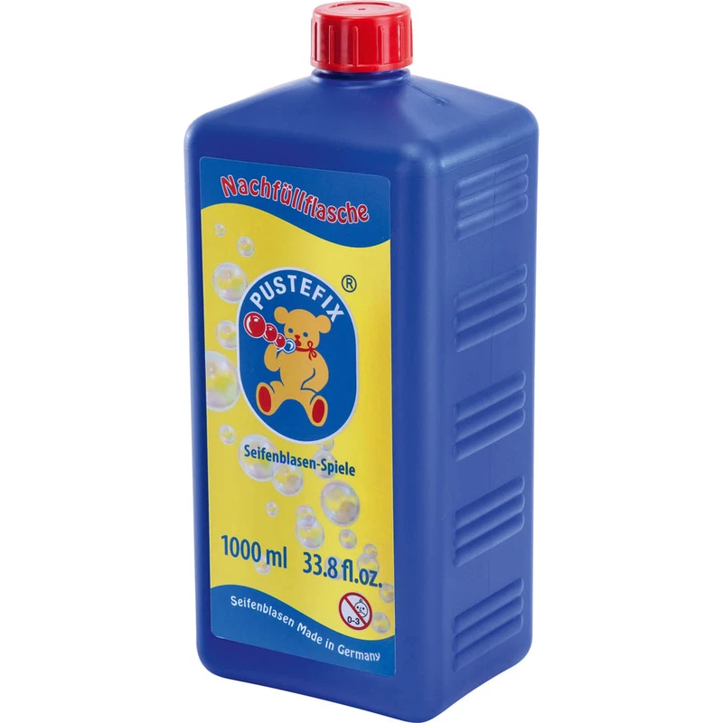PUSTEFIX Seifenblasenflüssigkeit Nachfüllflasche Maxi 1000 ml Kinder Spielzeug