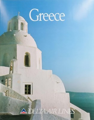 1990 Delta Airlines Griechenland Reise Poster - Artofuniverse0 A1-A4 Poster Kunst Gemälde
