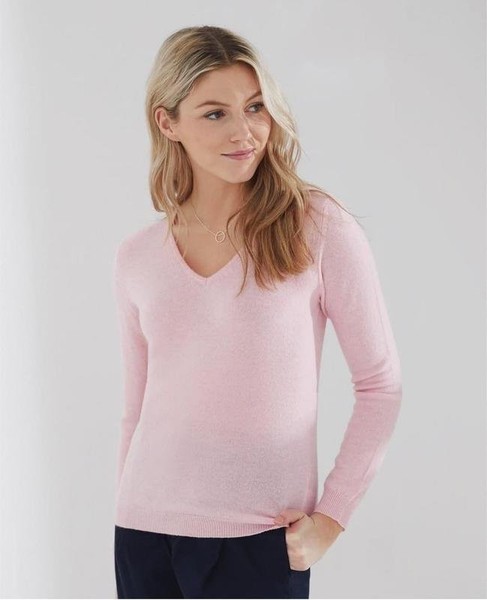 Women Chester Club Sweater Pink Cashmere 38 / M /