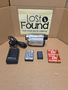 Caméscope JVC GR-DX55E MiniDV - Argenté, Fonctionnel Avec Accessoires Et Cassettes