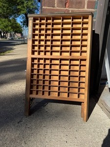 vintage ludlow typeset tray