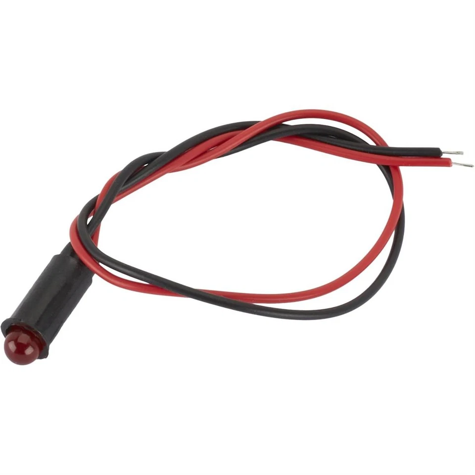 Universal Amber LED Indicator Light Bulbs, 1/4 Inch - Imagem 4 de 4