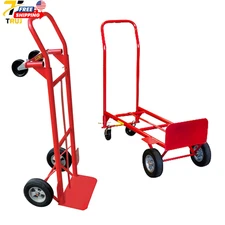 Milwaukee 600 lb Capacity 2 in 1 Convertible Hand Truck