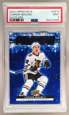 134727995 Connor Bedard 2023 Upper Deck #DZ-79 Blue Dazzlers Rookie RC PSA 9