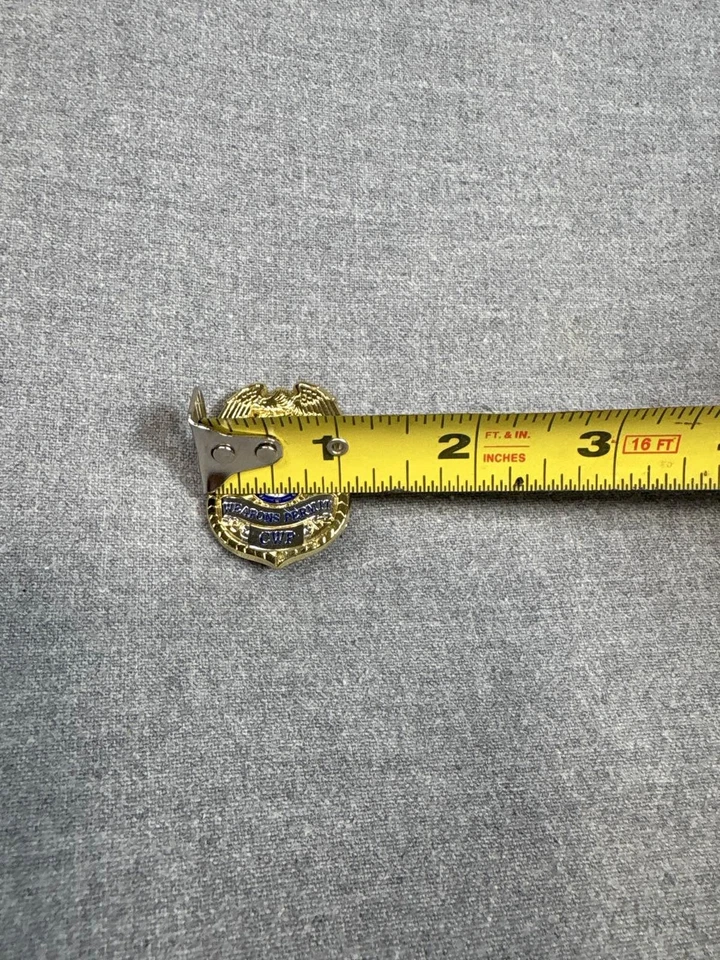 Broche de lapela crachá ouro CWP 2ª Emenda arma permissão de armas ocultas - Imagem 3 de 4