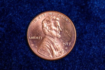 1 Cent von 2017 D - Lincoln shield Clad - AU