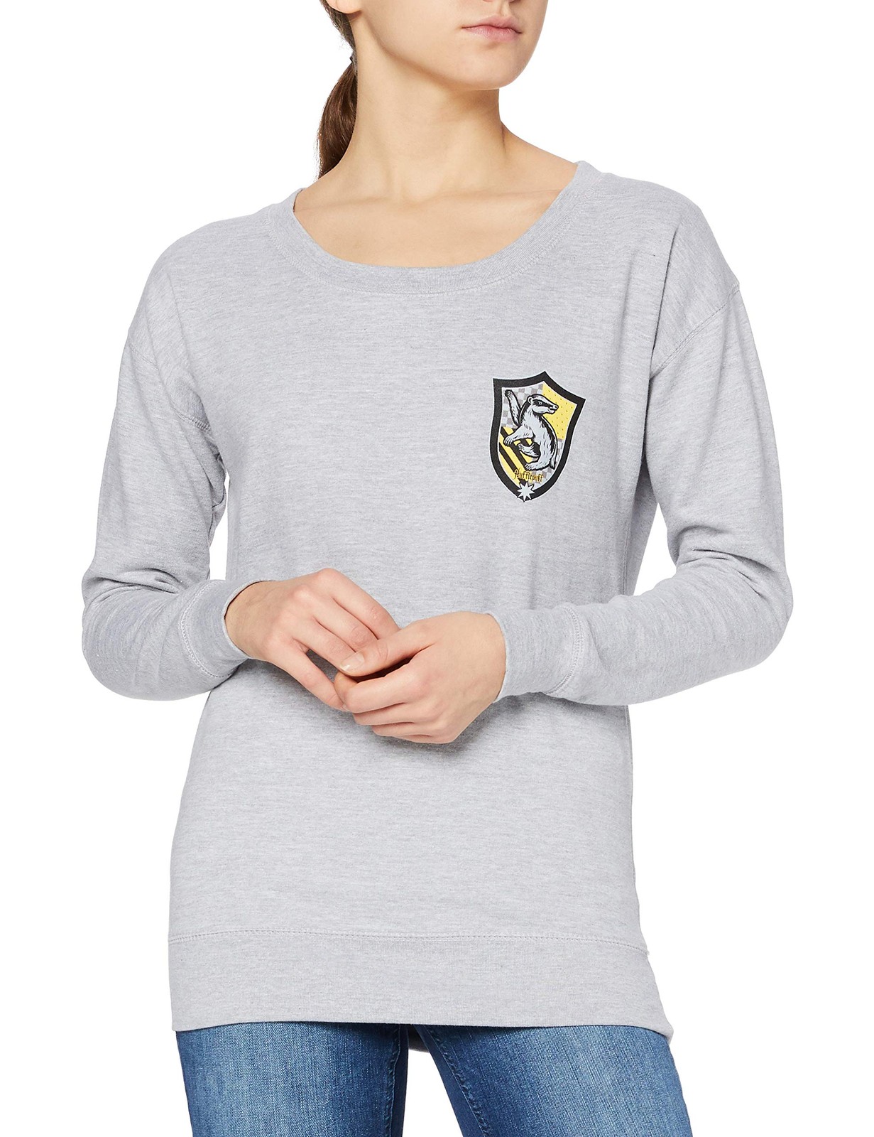 CID Harry Potter House Hufflepuff-Только для предварительного заказа Felpa Uomo XL Grigio