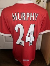 Danny Murphy Signed Liverpool 1998 home shirt *private signing * COA