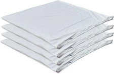 4 Pack Waterproof down Feather Proof Pillow Protectors with Zipper 18X18 Zippere