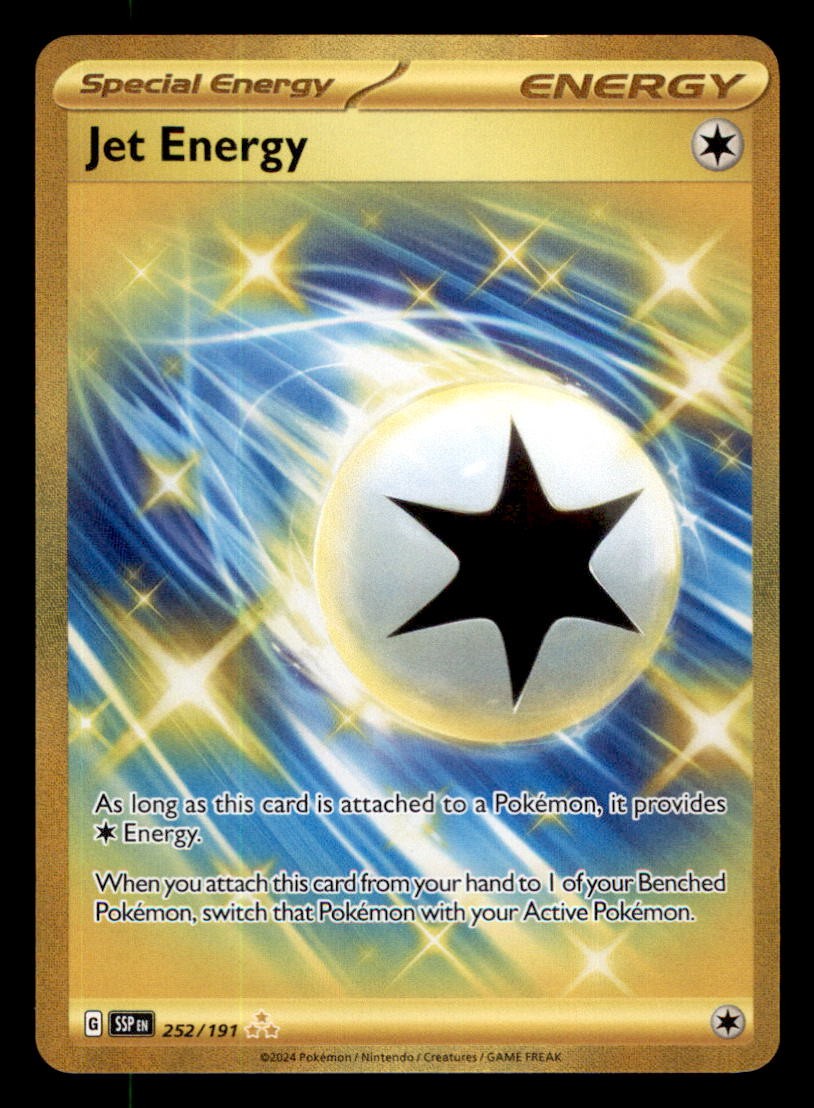 Jet Energy Holo Hyper Rare SV08: Surging Sparks 252/191