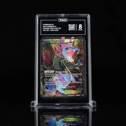 Hydreigon EX 103/108 XY Roaring Skies Full Art Ultra Rare Holo TAG 8 2015