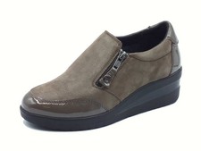 Cinzia Soft IV122444 Visone Sneakers Confort per Donna in pelle con lampo