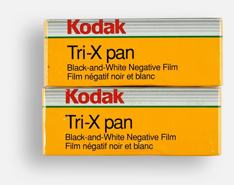 Two rolls of Kodak 120 tri-x roll film. Expiration date 1999.