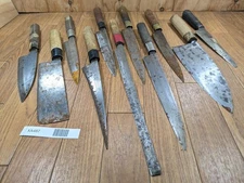 BROKEN DAMAGED Japanese Chef's Kitchen Knife Vintage Japan HOCHO XA487