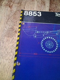 LEGO Instruction Manual Technic 8853 Excavator No Bricks Pneumatic Punch Hole