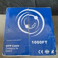 VIVO 1000ft bulk Cat5e LAN Ethernet Cable UTP Cat-5e Waterproof Outdoor Burial