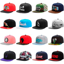 Flat Brim Snapbacks – Stylish & Authentic Embroidery Baseball Caps-Big Selection