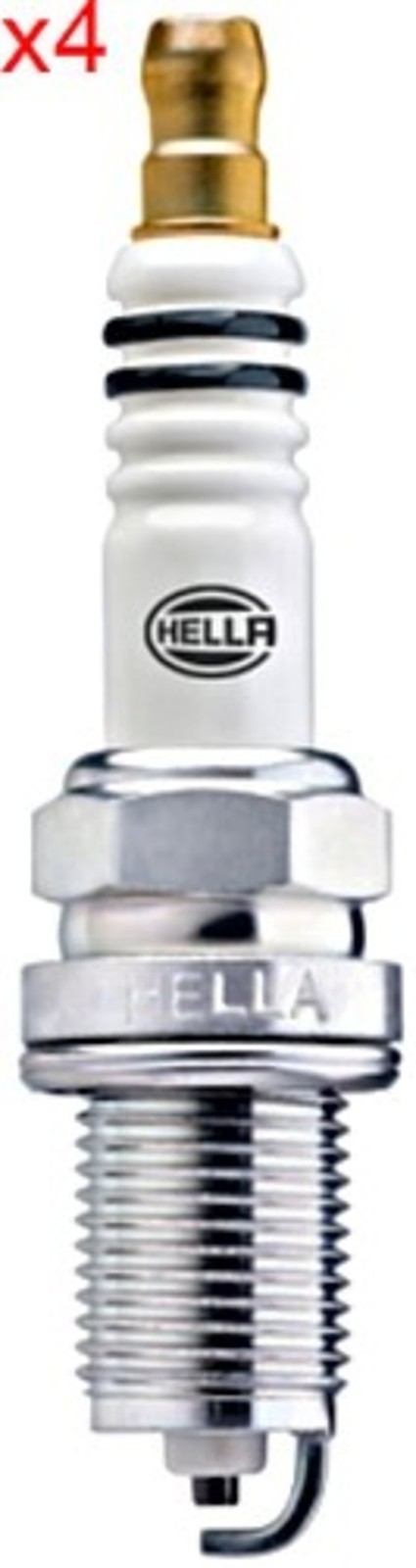 HELLA 4x Spark Plugs For NISSAN Almera II Primera X-Trail KIA HYUNDAI
