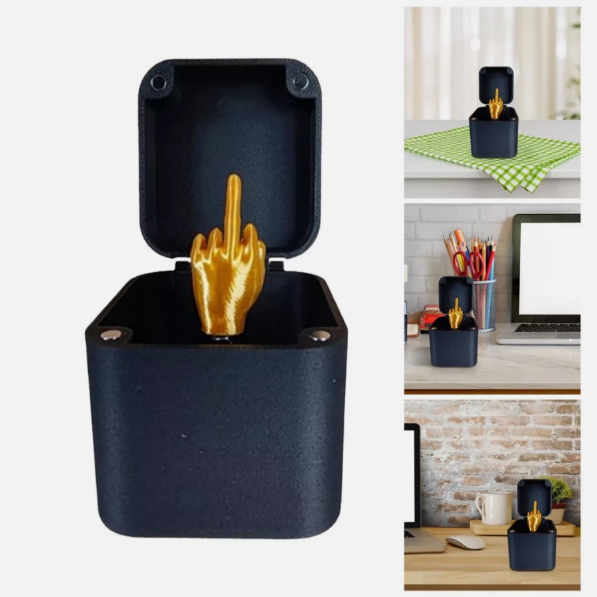 Funny Pop-Up Middle Finger In A Box - Novelty Gag Gift For Christmas & All Occasions