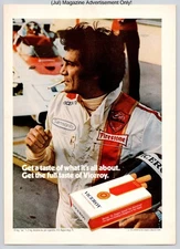 Viceroy Flavor Cigarettes Racing Theme Viceroy Vintage 1972 Advertisement