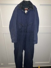 Walls Blizzard-Pruf Men's XL Tall Insulated Coveralls Jumpsuit Navy Vintage USA
