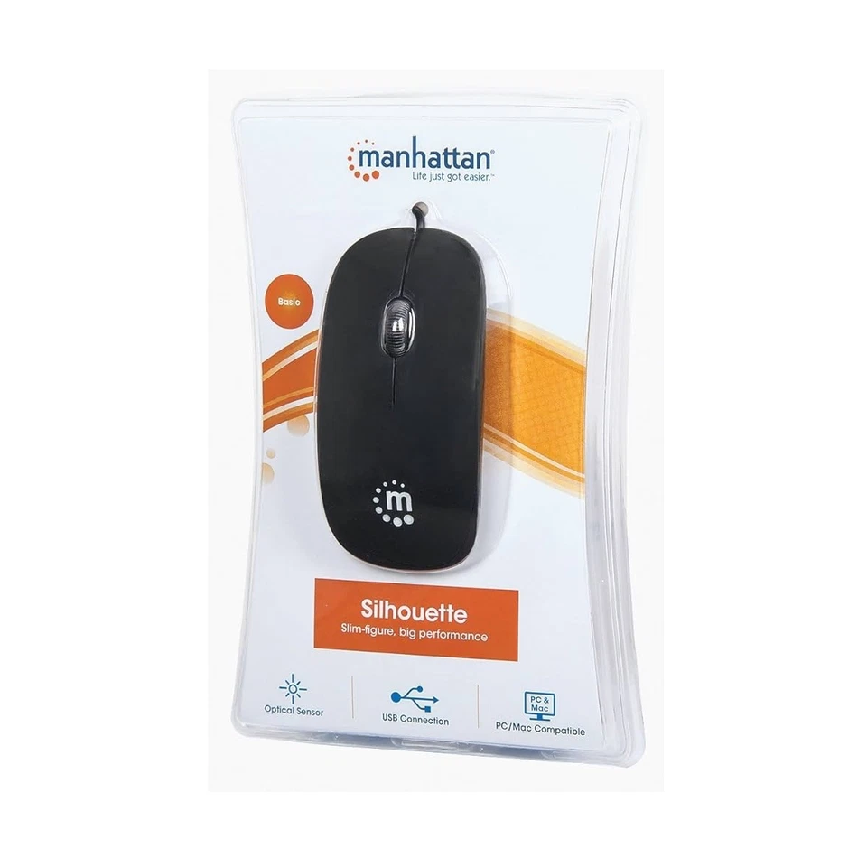 177658 Manhattan Silhouette Optical Mouse (Black) - Image 3 of 3