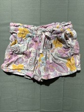 Cat  Jack Girls Soft Shorts Flower Design Size: Medium 7/8