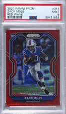 2020 Panini Prizm Rookie Red Wave Prizm 33/149 Zack Moss #311 PSA 9 MINT g6p