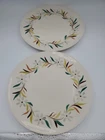 MCM REDWING set Of 2  Daisy Chain Dinner Plates 10 3/8 In