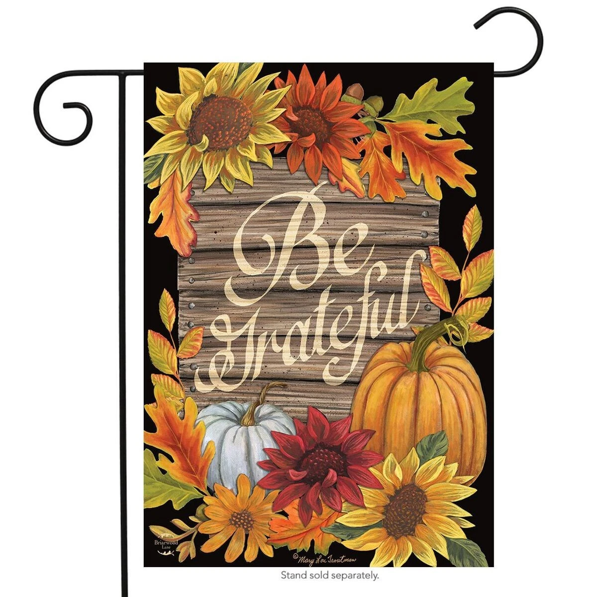 Briarwood Lane Be Grateful Fall Garden Flag