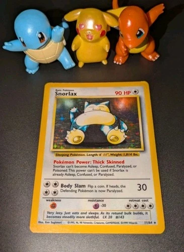Snorlax 11/64 Jungle No Symbol Error Misprint Vintage Holo Rare Pokemon Card -MP