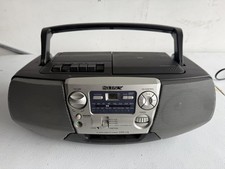 Sony Boombox CFD-V5 AM/FM Radio CD Player Cassette Recorder Stereo Fully Tested