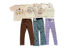 NEW GIRL 7-8 8 Fall Winter clothes pants cozy leggings graphic tees t-shirt