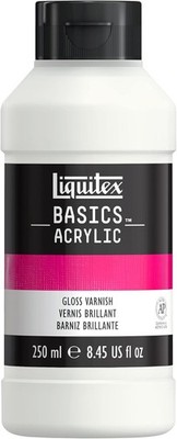 Liquitex BASICS Gloss Varnish, 250ml (8.4oz) Bottle Kitchen