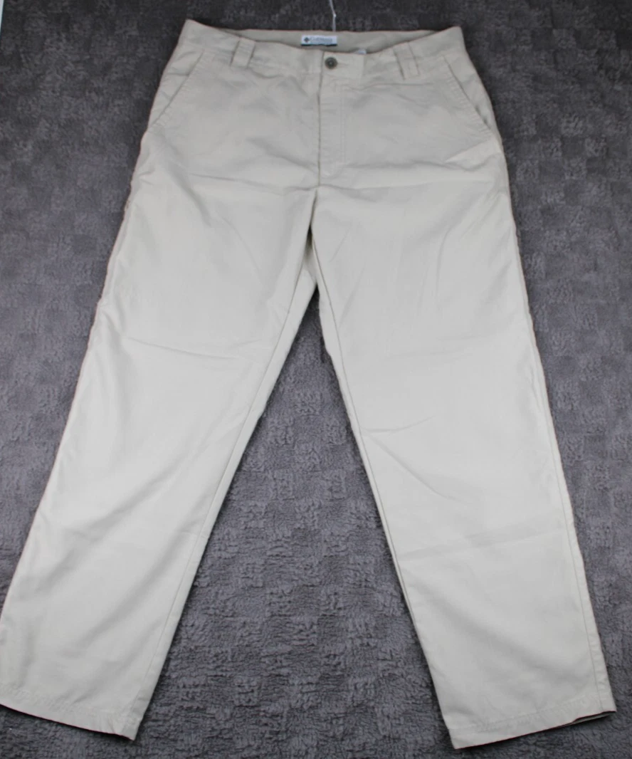 Columbia Sportswear Company Mens 38 X 32 Zippers On Side Y2K 100% Polyester
