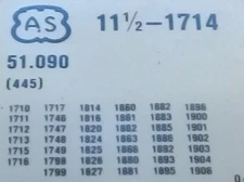 AS Cal. 1714 + MANY (Read Description) - Setting Lever Spring / Bridge # 445 