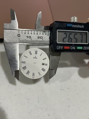 Ebel Watch Dial White 26.5mm Authentic Original NO FEET