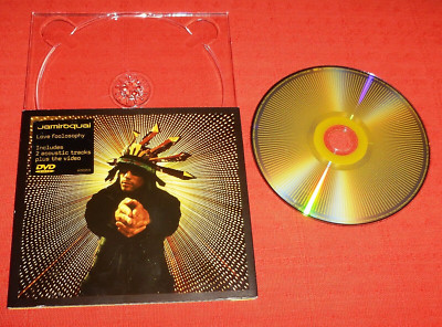 JAMIROQUAI DVD SINGLE IN STICKERED CARD SLIPCASE WITH DISC TRAY-LOVE FOOLOSOPHY