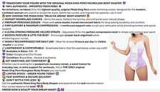 Moda King Perú Reloj de Arena-Hourglass Body Shaper Corset Purple-XXS -M