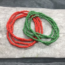 2 PC Handcrafted Waist Beads Jewelry African Bohemia Bracelets Anklet New 4788