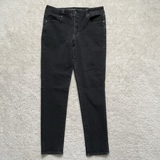 American Eagle 360 Super Stretch Skinny Jeans Women's Size 10 Black Denim